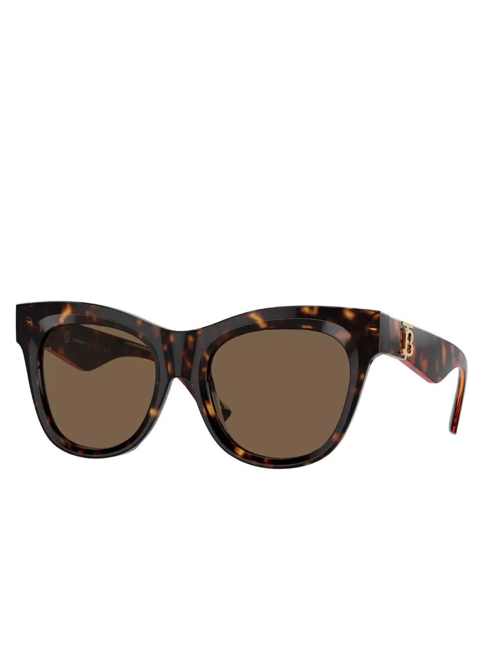 Burberry Tortoiseshell Cat-Eye Sunglasses - Brown Lenses